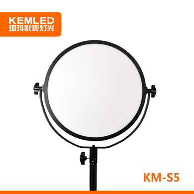 KEMA珂瑪 KM-S5超薄便攜式可調色溫LED平板燈，功率50W，外拍神器